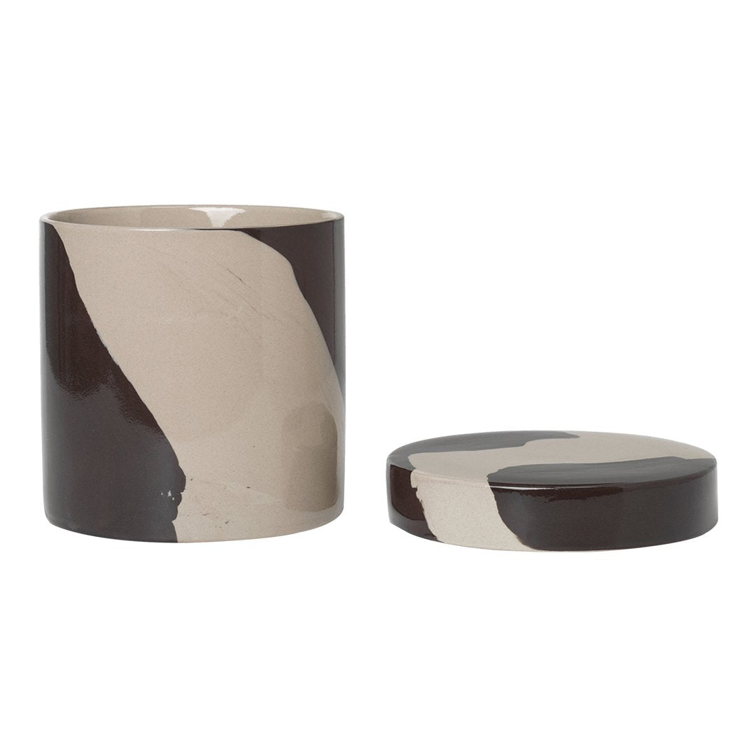 Ferm Living Inlay Container - Stylish Storage Box for Home Organization | Perfect for Bathroom, Bedroom & Office Decor