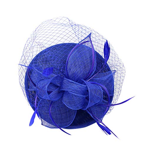 Elegant Red Knotted Headband for Women - Lightweight Handmade Hair Clip & Fascinator Hat for Weddings, Parties & Casual Wear