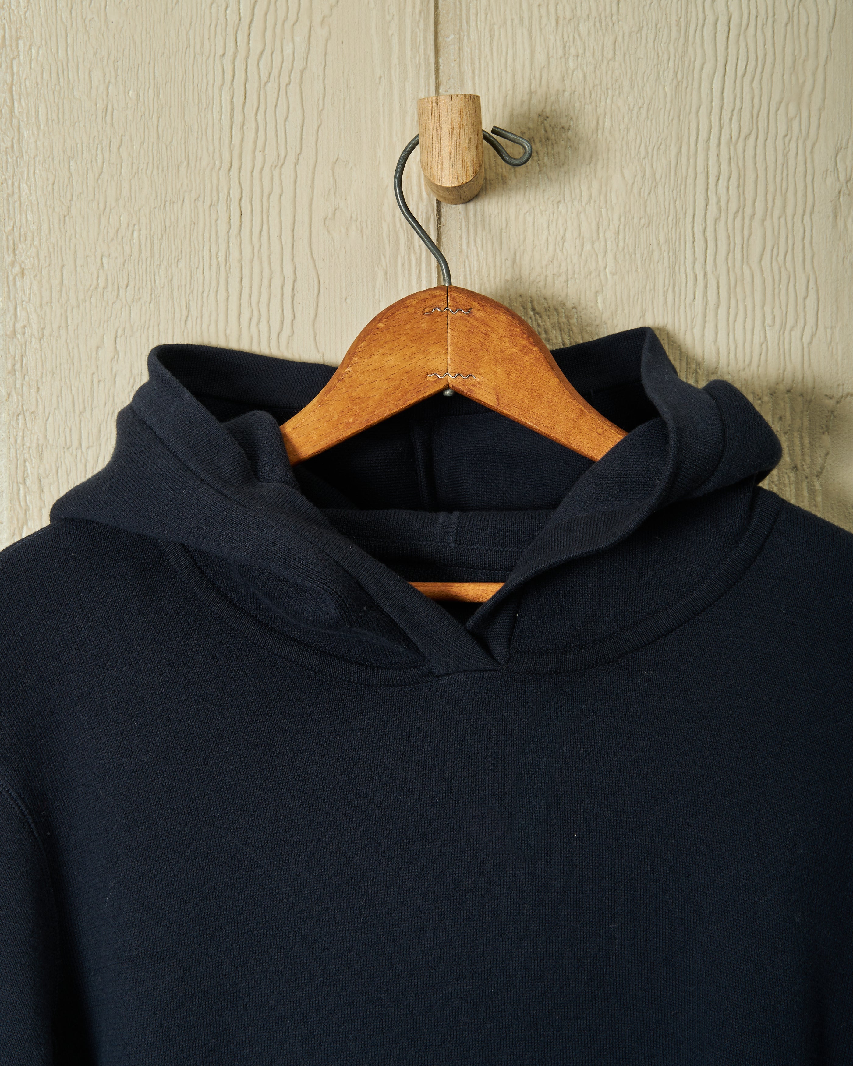 Premium Wharf Knit Hoodie for Men & Women - Soft & Comfortable Navy Pullover Sweatshirt - Perfect for Casual Wear, Outdoor Activities & Layering in Cool Weather
