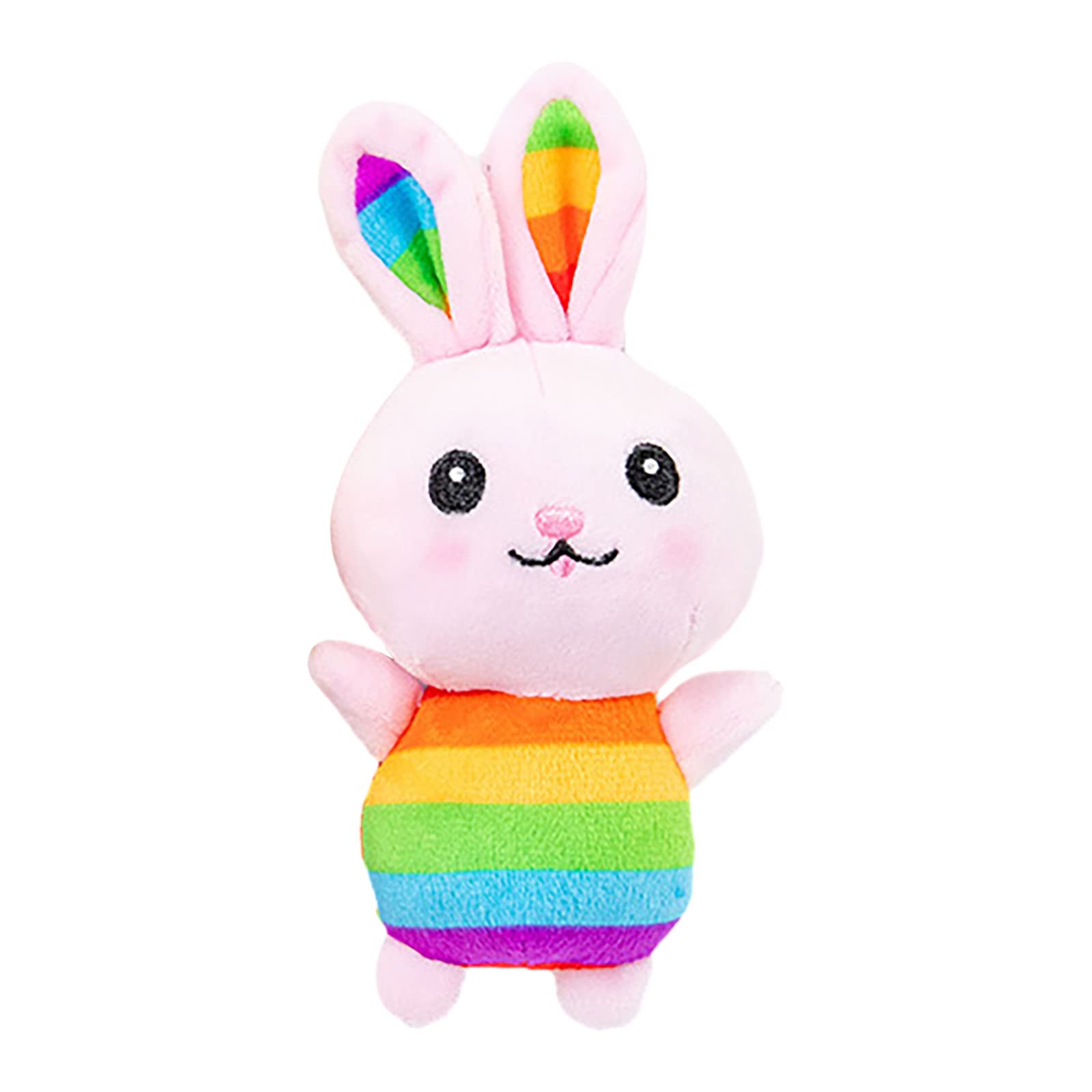 Cute Bunny Plush Keychain - Easter Backpack Decoration Pendant, Soft Plush Doll Toy for Kids & Gifts | Perfect for Easter Baskets, Party Favors & Bag Charms