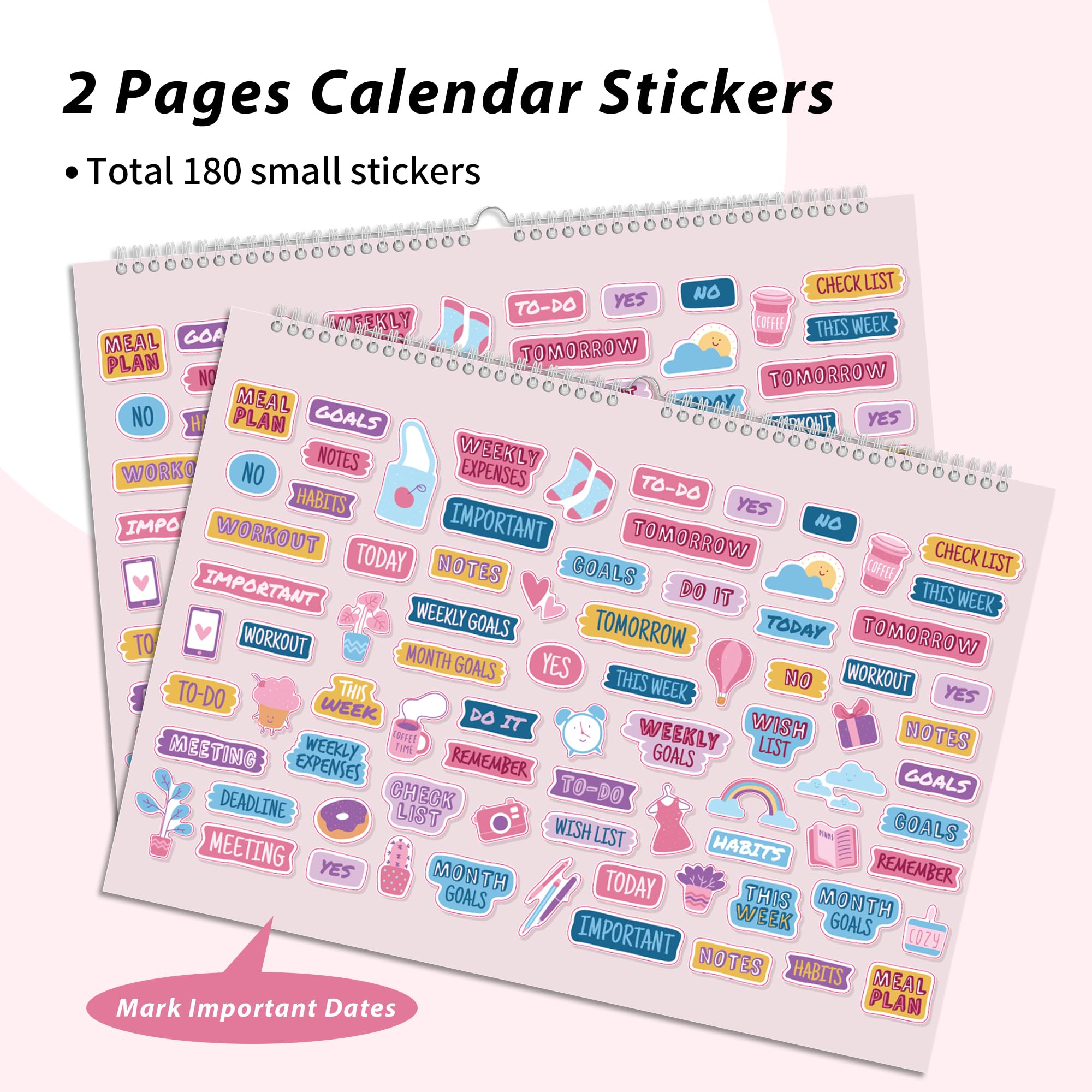 2025 Wall Calendar - 12 Months Large Planner (14.5