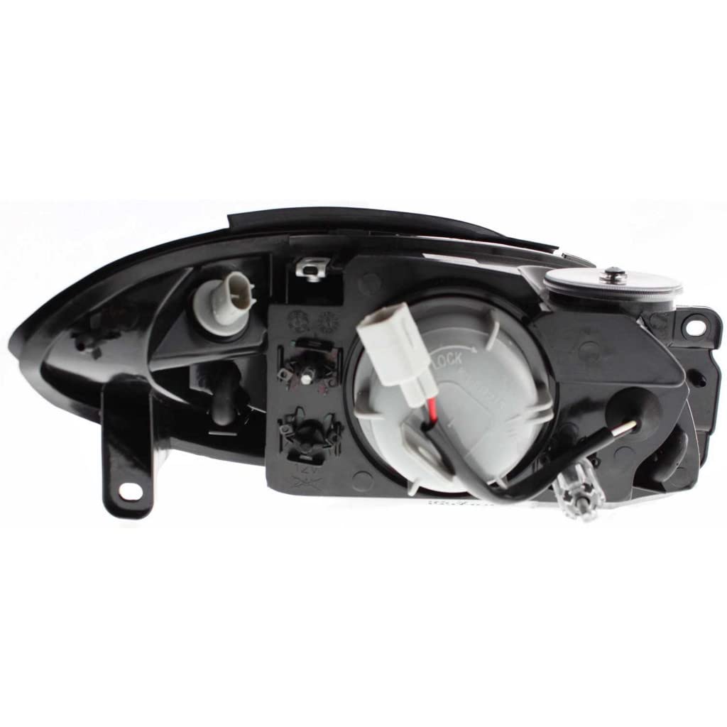 1998-2003 Ford Escort Headlights Pair - Driver & Passenger Side for Coupe ZX2 | Replacement for XS4Z 13008DA/CA - Perfect for Night Driving