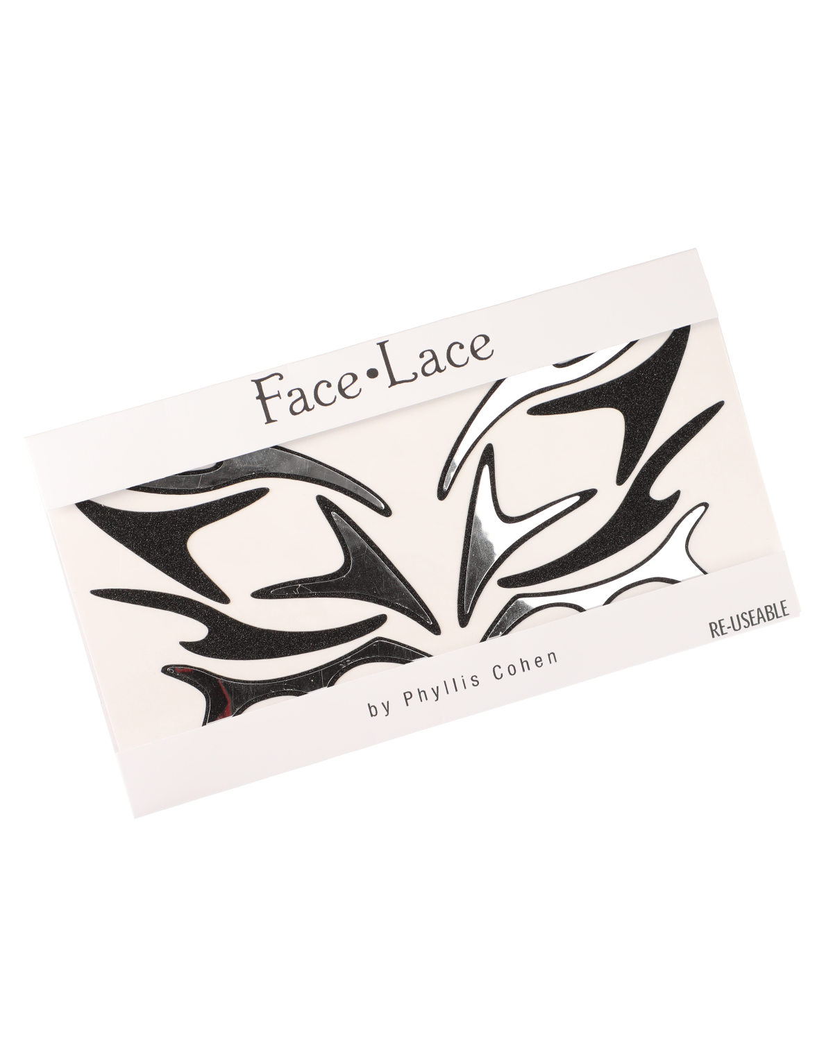 Ping Pong Face Lace by Phyllis Cohen - Elegant Face Jewelry for Parties, Cosplay & Special Events