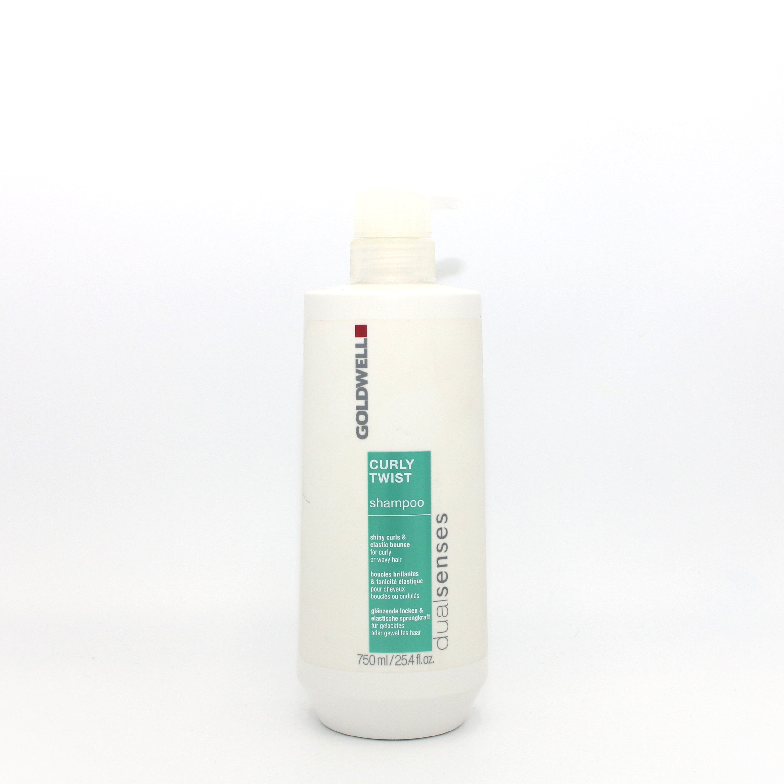 Goldwell Dualsenses Curly Twist Shampoo for Curly & Wavy Hair - 25.4 oz Hydrating & Defining Formula - Perfect for Daily Curl Care & Enhancing Natural Waves