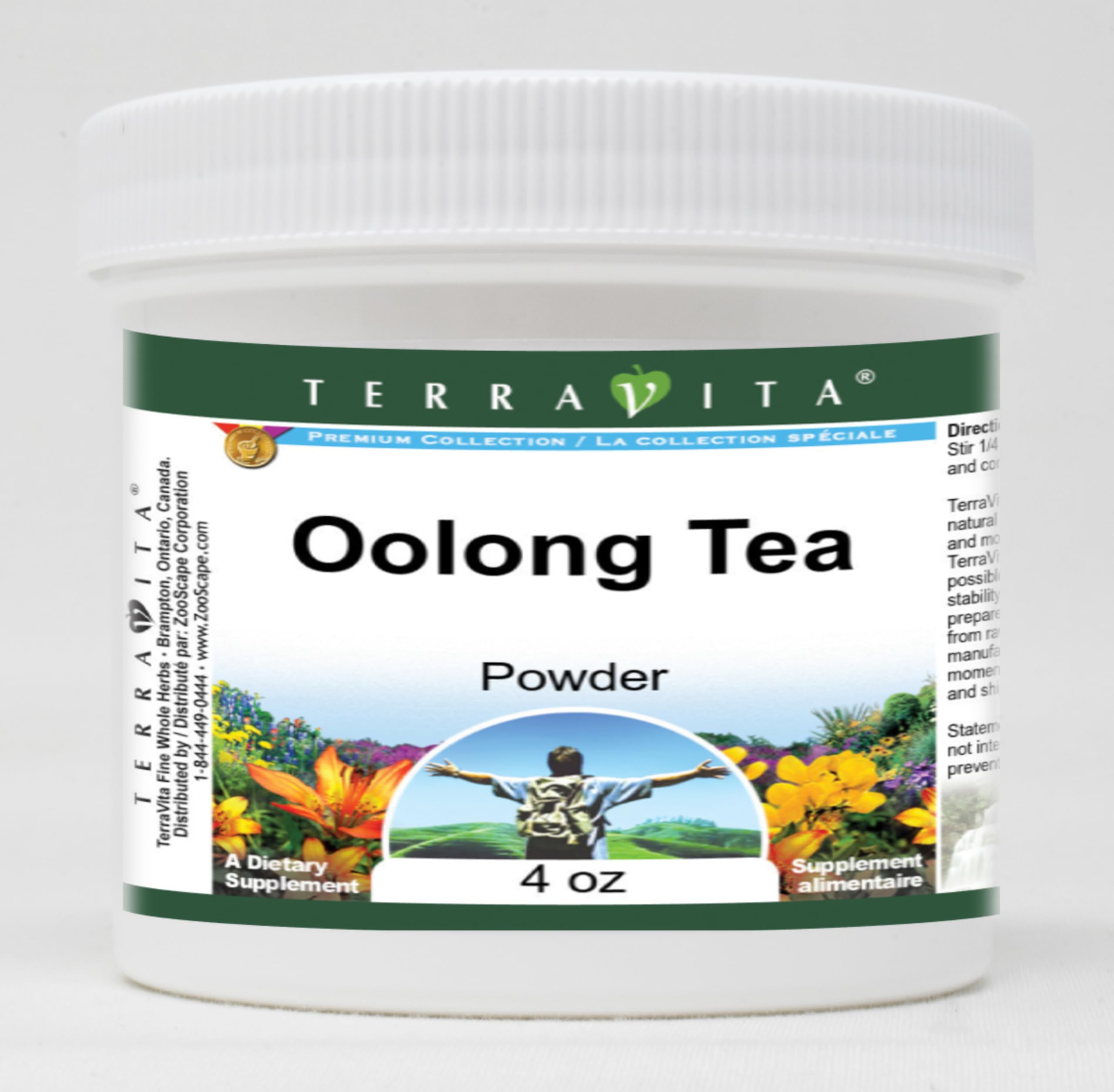Premium Organic Oolong Tea Powder - 4 oz (ZIN: 521014) | High-Quality Instant Tea for Baking, Smoothies & Healthy Drinks | Perfect for Home, Office & Gifts