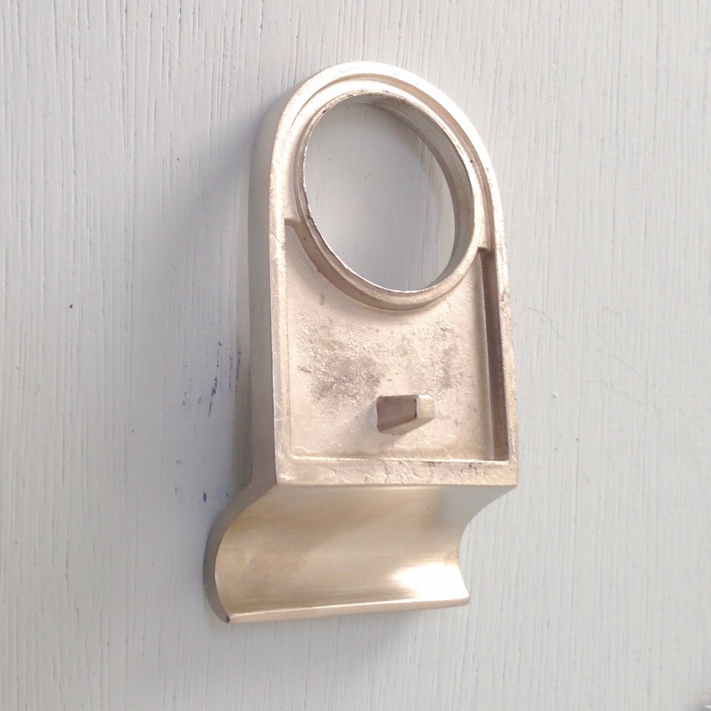 Satin Nickel Cabinet Latch Pull - Modern Cylinder Drawer Handle for Kitchen & Bathroom Cabinets - Perfect for Home & Office Furniture Hardware