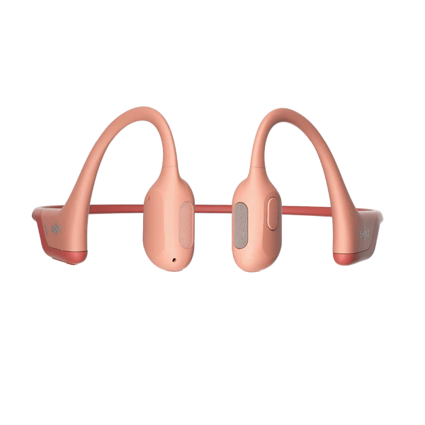 Shokz OpenRun Pro Bone Conduction Headphones - Wireless Bluetooth Sports Headphones for Running, Cycling & Workouts - Sweatproof & Lightweight (Pink) - Perfect for Outdoor Activities & Gym Training