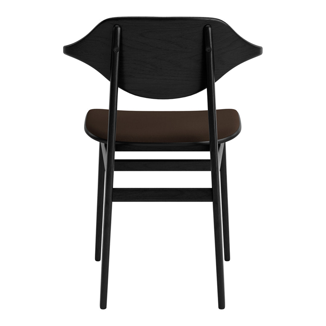 Bufala Dining Chair - Upholstered Seat for Kitchen, Dining Room & Office - Comfortable Modern Furniture for Home & Restaurant Use