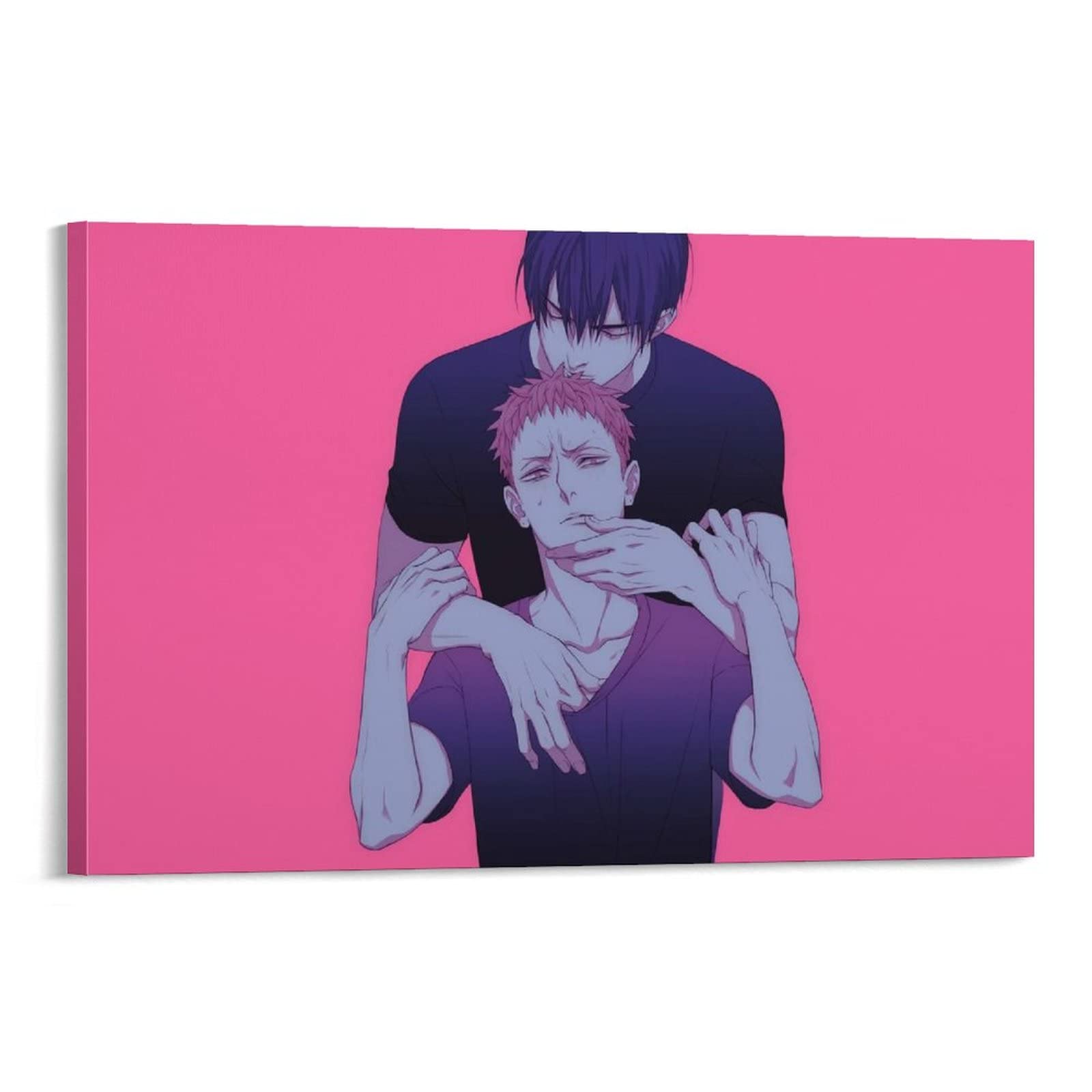 Anime 19th Art Poster - 24x36 Inch (60x90cm) Canvas Painting Wall Art for Bedroom & Living Room Decor - Aesthetic Room Decorations for Anime Fans & Home Styling