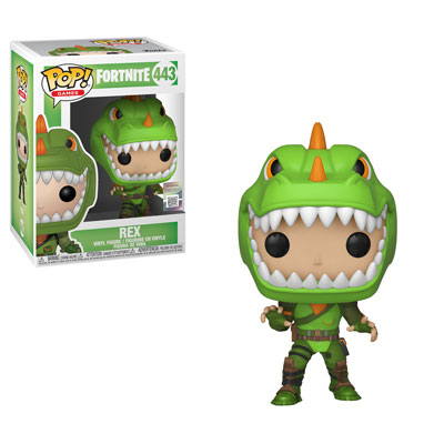 Fortnite Rex #443 Action Figure - Collectible Vinyl Toy for Gamers & Fans - Perfect for Display, Gaming Room Decor, and Gift Giving