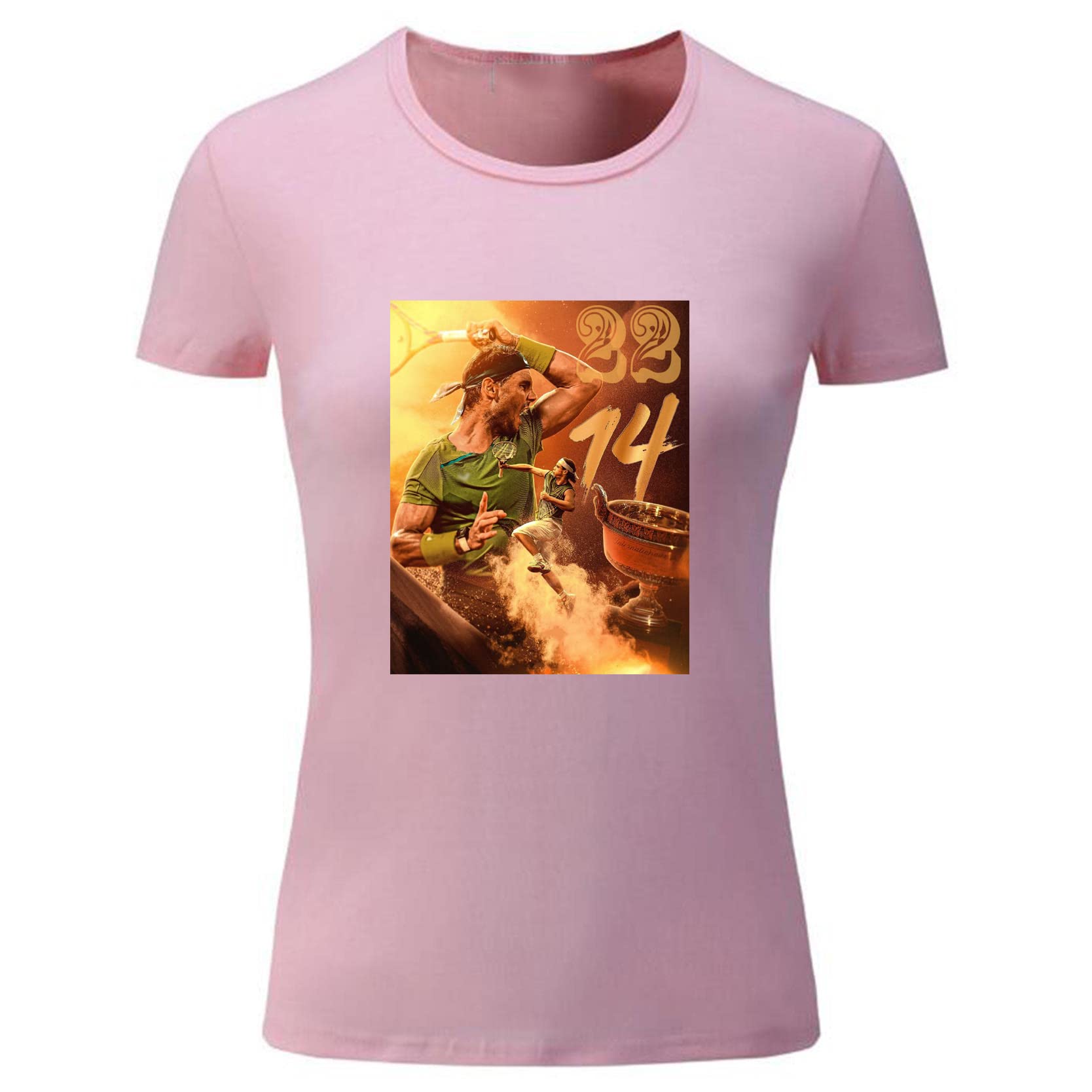 LOSOL Women's Rafael Nadal T-Shirt | Official Rafa Fan Gift | Tennis Apparel for Women | Perfect for Match Days & Casual Wear