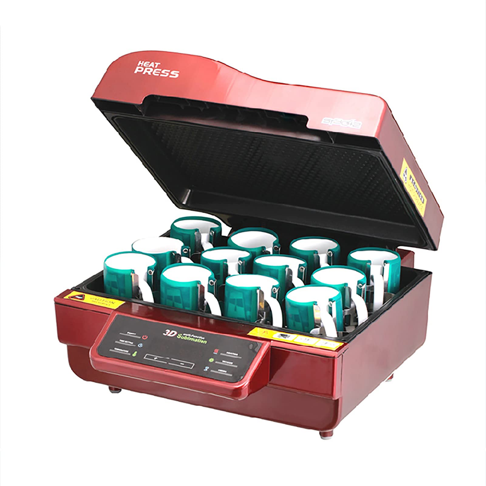 HYTC 3D Vacuum Heat Transfer Machine for Mouse Pads - 110V Sublimation Equipment with Multifunctional Press (Model 8O31C-001) - Perfect for Custom Mouse Pad Printing, T-Shirt Design & Small Business DIY Projects
