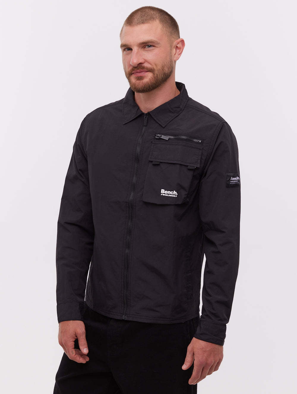 Aikido Zippered Shacket Jacket for Men & Women - Stylish Fleece-Lined Outerwear for Fall & Winter | Perfect for Casual Wear, Outdoor Activities & Travel