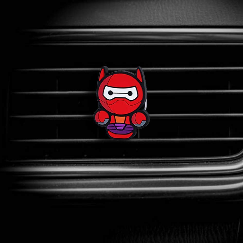 Super Hero Air Vent Clip Decor - Cute Baymax Armed Car Vent Decoration for Bedroom & Office | Perfect for Superhero Fans & Home/Car Accessories