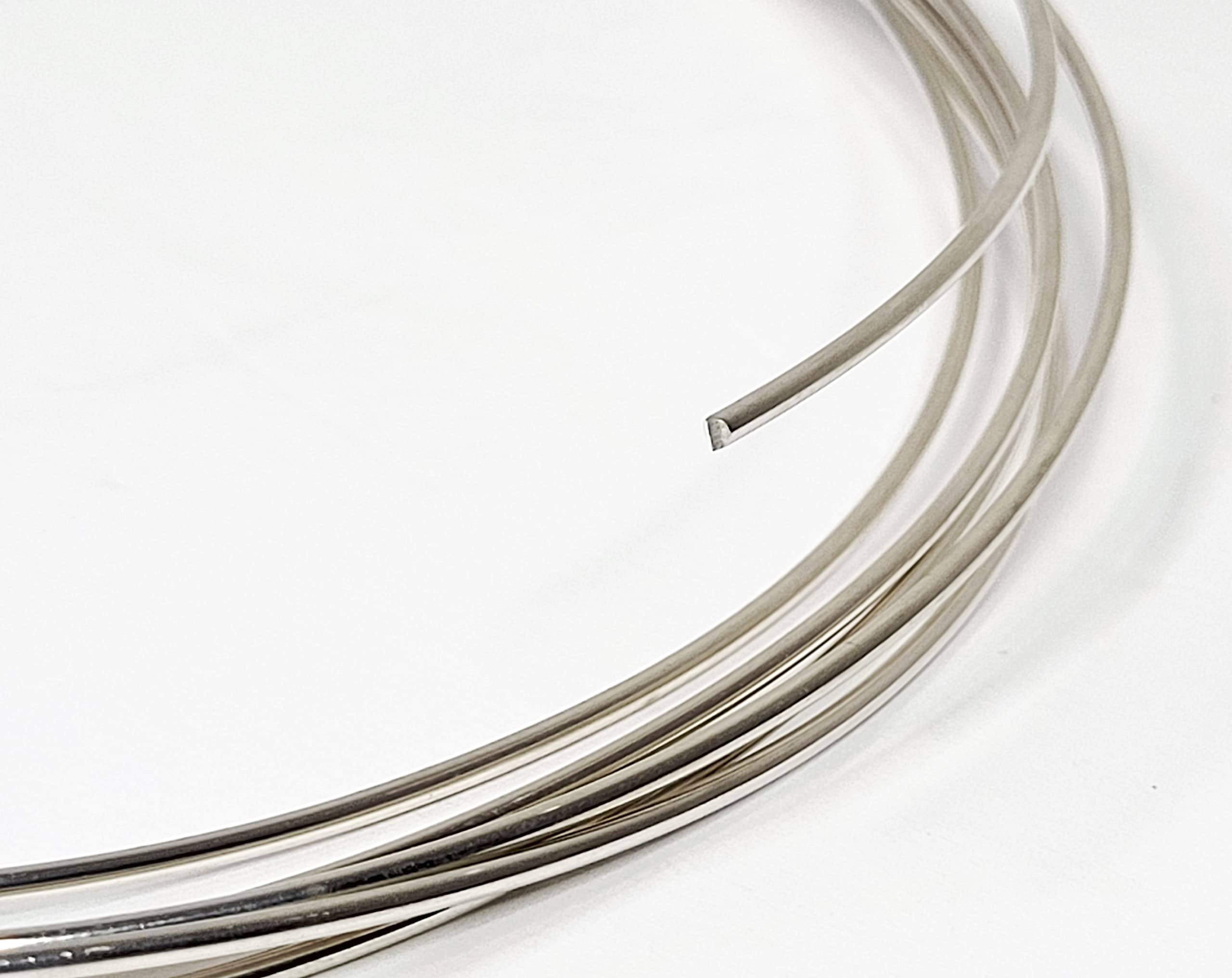 13 Gauge Round Dead Soft 925 Sterling Silver Wire - 5 Feet for Jewelry Making, DIY Crafts, Beading & Wire Wrapping - Premium Artisan Jewelry Supplies by WIZART