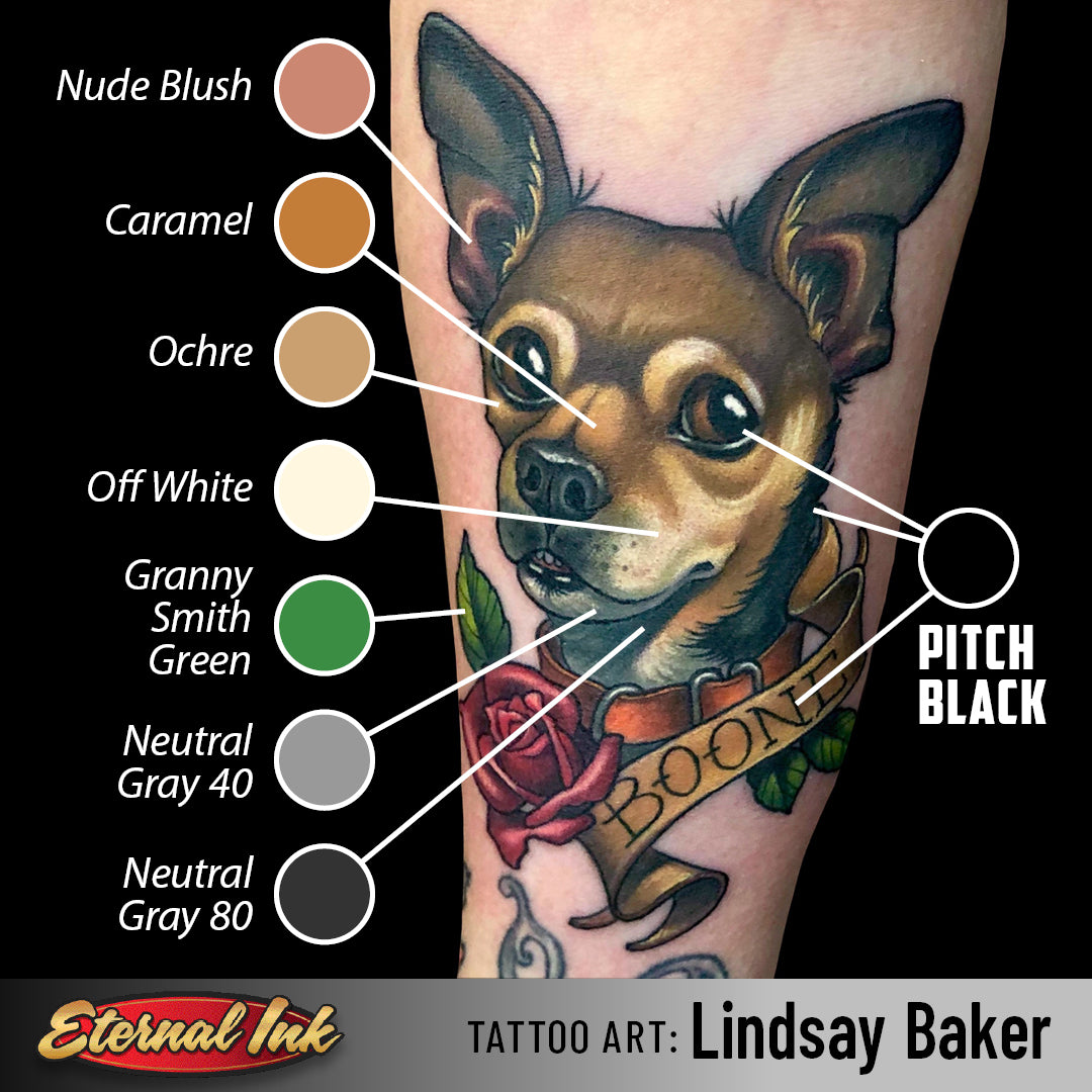 Eternal Ink Neutral Opaque Gray 80 - Premium Tattoo Ink for Professional Artists | Perfect for Realism, Cover-ups & Sleeve Tattoos