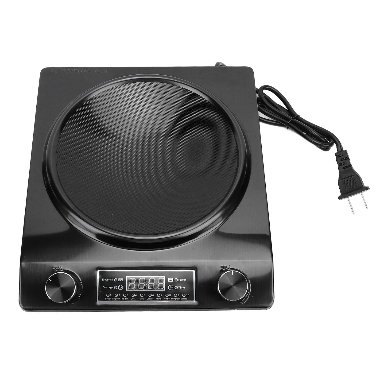 3500W Portable Induction Cooktop with Smart Touch Panel - Aluminum ABS Countertop Induction Cooker for Home Kitchen (110V US Plug) | Perfect for Small Spaces, Dorm Rooms, RV Cooking & Outdoor Use