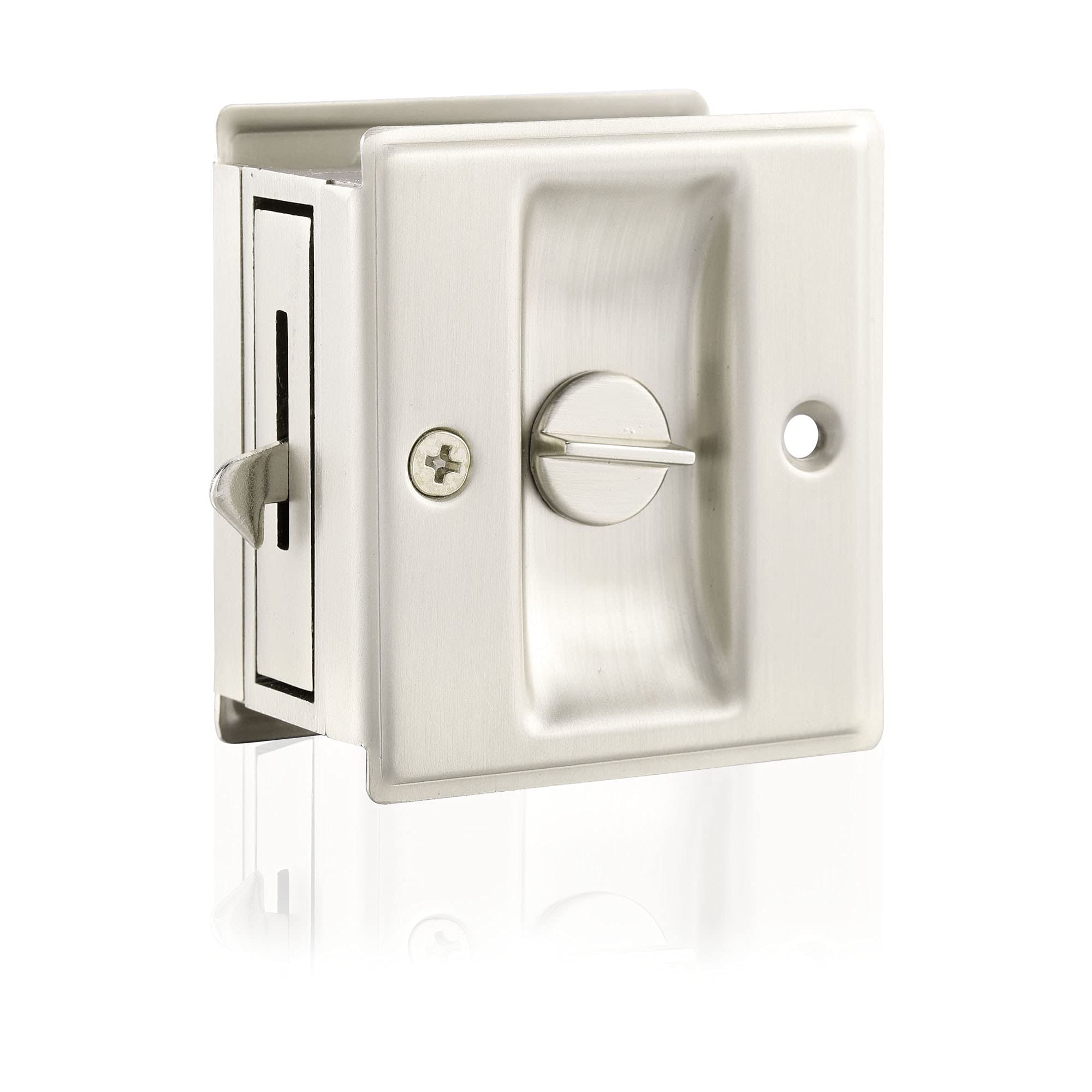 Stainless Steel Pocket Door Lock 2-3/4