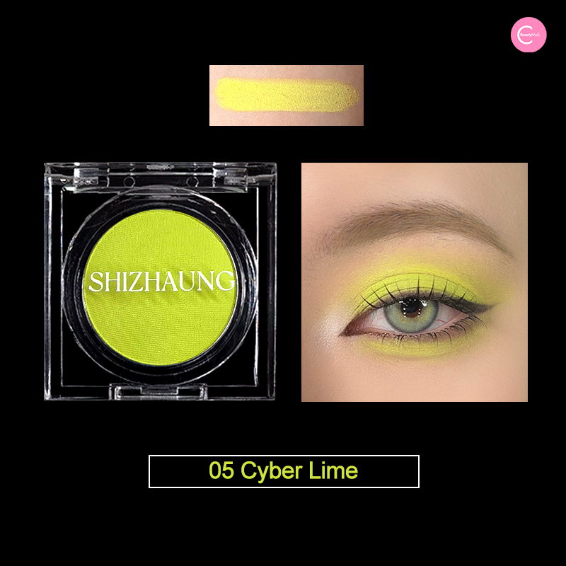 SHIZHUANG Single Chromatic Chameleon Eyeshadow - Long Lasting Metallic Pressed Pigment Makeup for Day & Night Wear - Perfect for Parties, Date Nights and Special Occasions