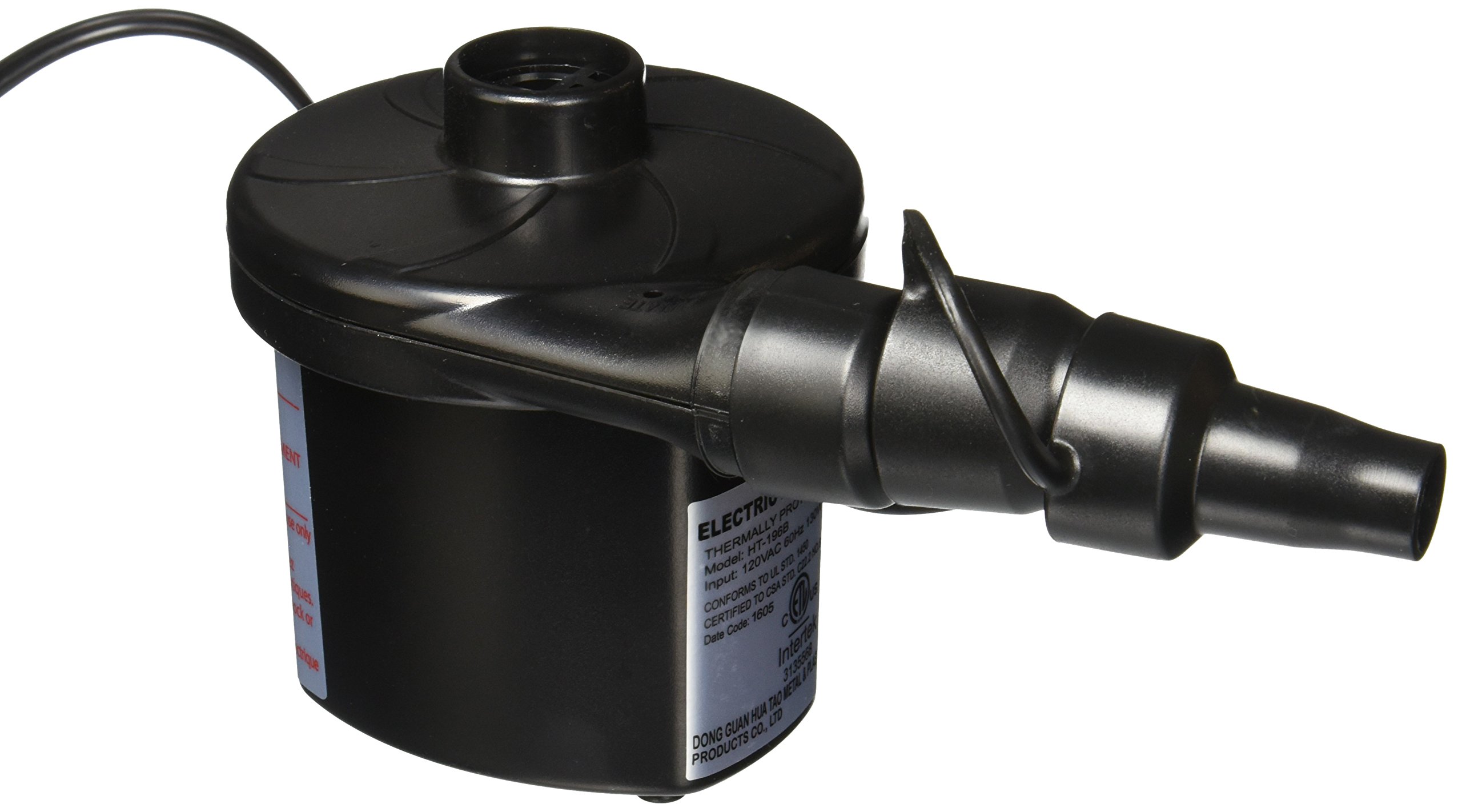 Coghlan's Electric Air Pump - Portable Inflator for Air Mattresses, Pool Floats & Inflatables - Fast & Easy Inflation for Camping, Travel & Home Use