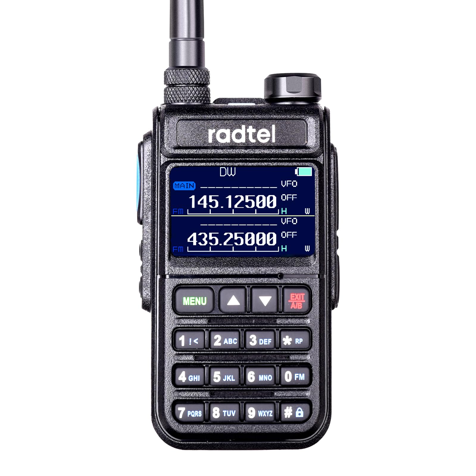 Radtel RT-890 999 Channels Dual Band HAM Radio (144-146MHz & 430-440MHz) with Color LCD, Air Band Reception, Channel Name, FM Radio & VOX - Perfect for Outdoor Adventures, Emergency Communication, and HAM Radio Enthusiasts