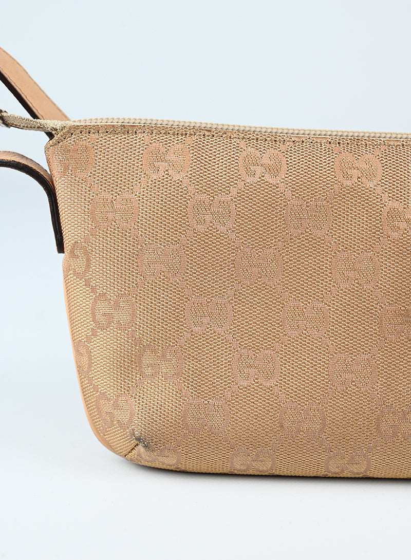 Gucci Pink Gold Fabric Handbag for Women - Elegant Designer Tote for Work, Travel & Everyday Use
