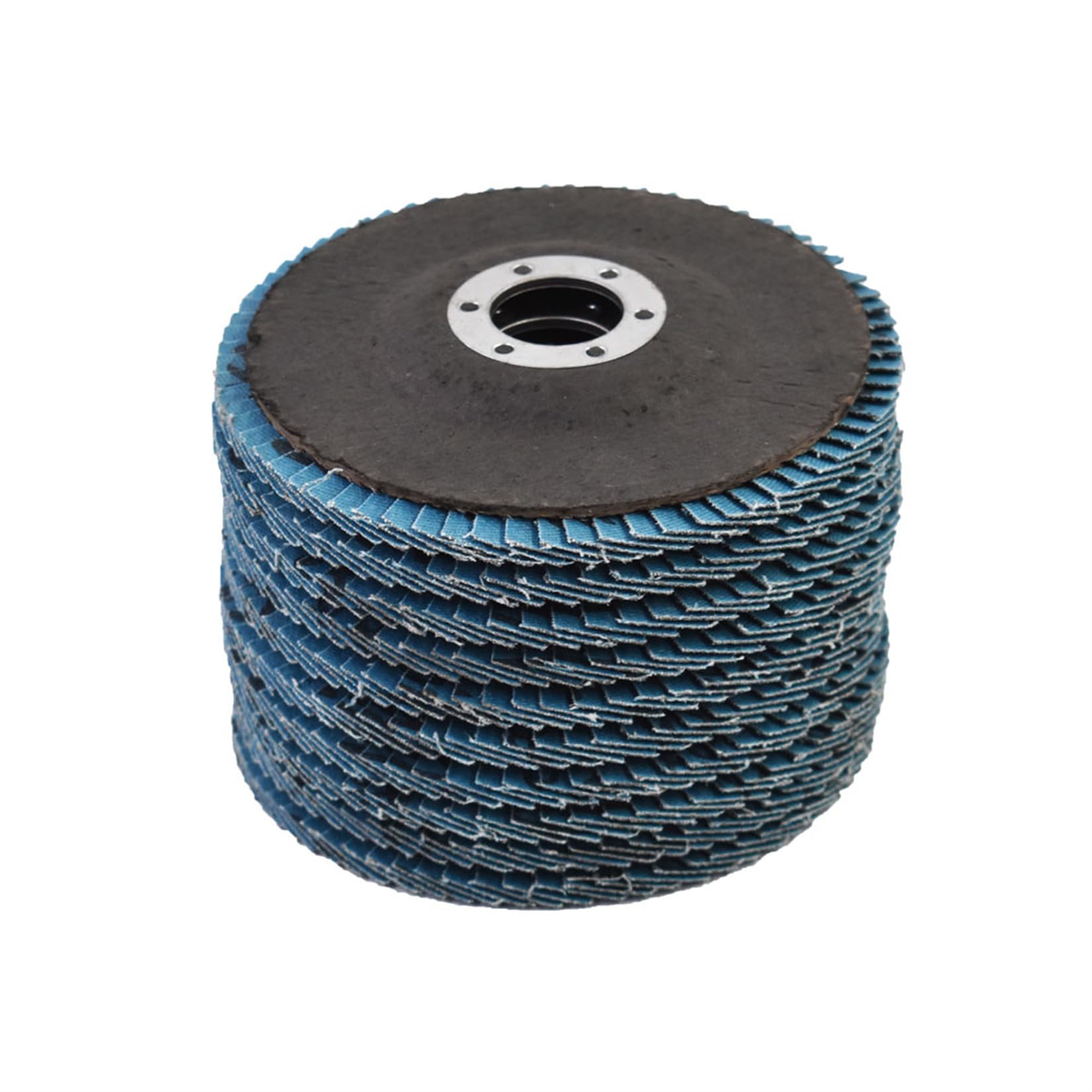 10-Pack 4-1/2 Inch Flap Discs with Zirconia Abrasive - 40 Grit Grinding Wheels for Metal, Wood & Paint Removal - Perfect for Angle Grinders, DIY Projects & Professional Workshop Use
