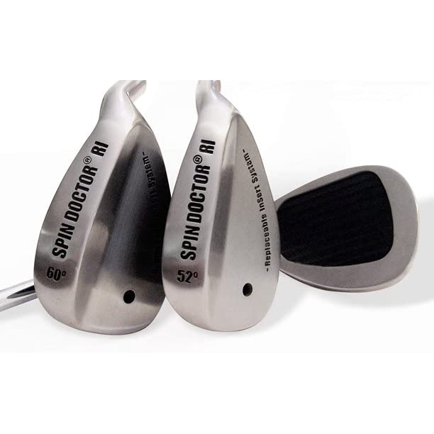 Premium Spin Doctor Ri Golf Wedge Set - 52° Pitching, 56° Sand & 60° Lob Wedge | Right & Left Hand Options | Perfect for Short Game Precision, Bunker Shots & Approach Play