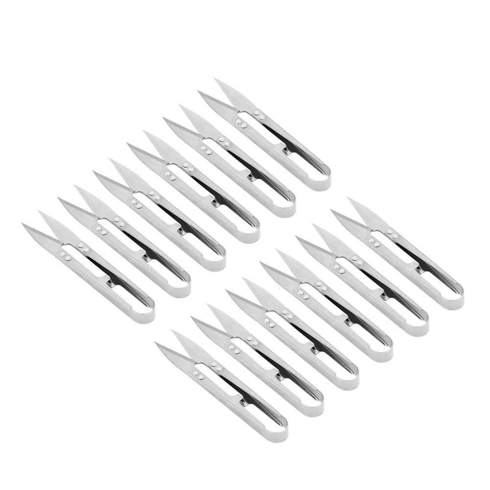 12-Piece Steel Sewing Scissors Set - Mini Embroidery Yarn Snips, Lightweight Thread Clippers & Trimming Nippers for DIY Stitching | Perfect for Quilting, Dressmaking & Craft Projects