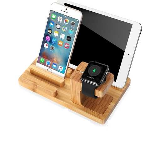 4-Port USB Charging Station for iPhone, iPad, Smartphones & Tablets - Fast Charging Dock Stand with Apple Watch Compatibility | Perfect for Home, Office & Travel