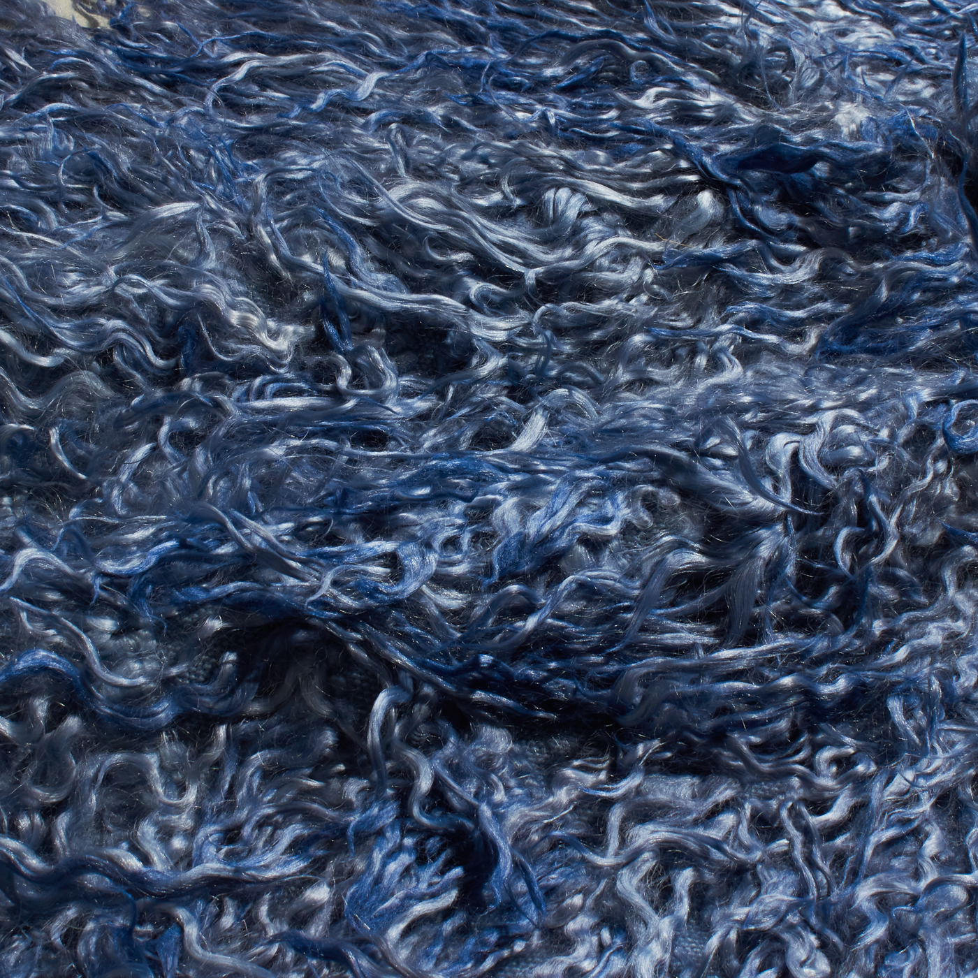 Premium Angora Wool Tulu Blue Scarf - Soft & Warm Winter Accessory for Women - Perfect for Cold Weather, Outdoor Activities & Fashion Layering