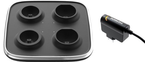 PS3 Move Quad Charger Dock - Fast Charging Station for 4 PS3 Move Controllers - Perfect for Gaming Sessions & Multiplayer Setups