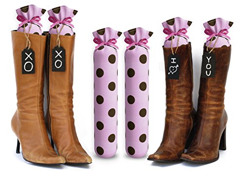 Pink With Brown Polka Dots