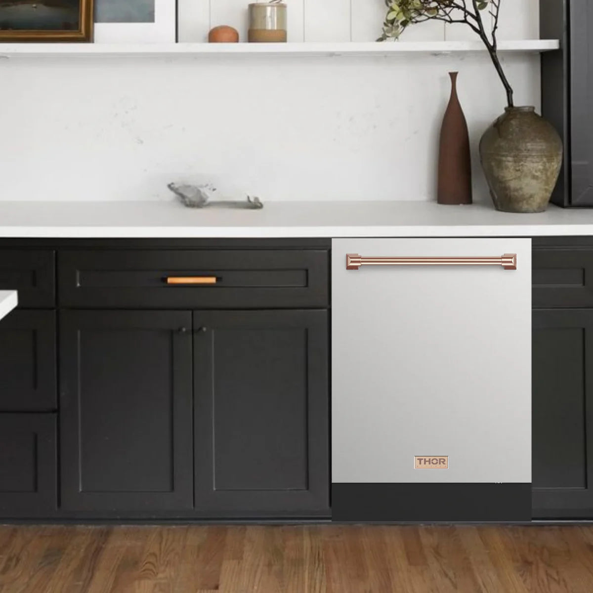 Gordon Ramsay by THOR Kitchen 24 Inch Built-In Dishwasher - Stainless Steel Rose Gold Finish, Energy Star Certified, Ultra Quiet Operation - Perfect for Modern Kitchens, Small Spaces, and Open-Concept Homes