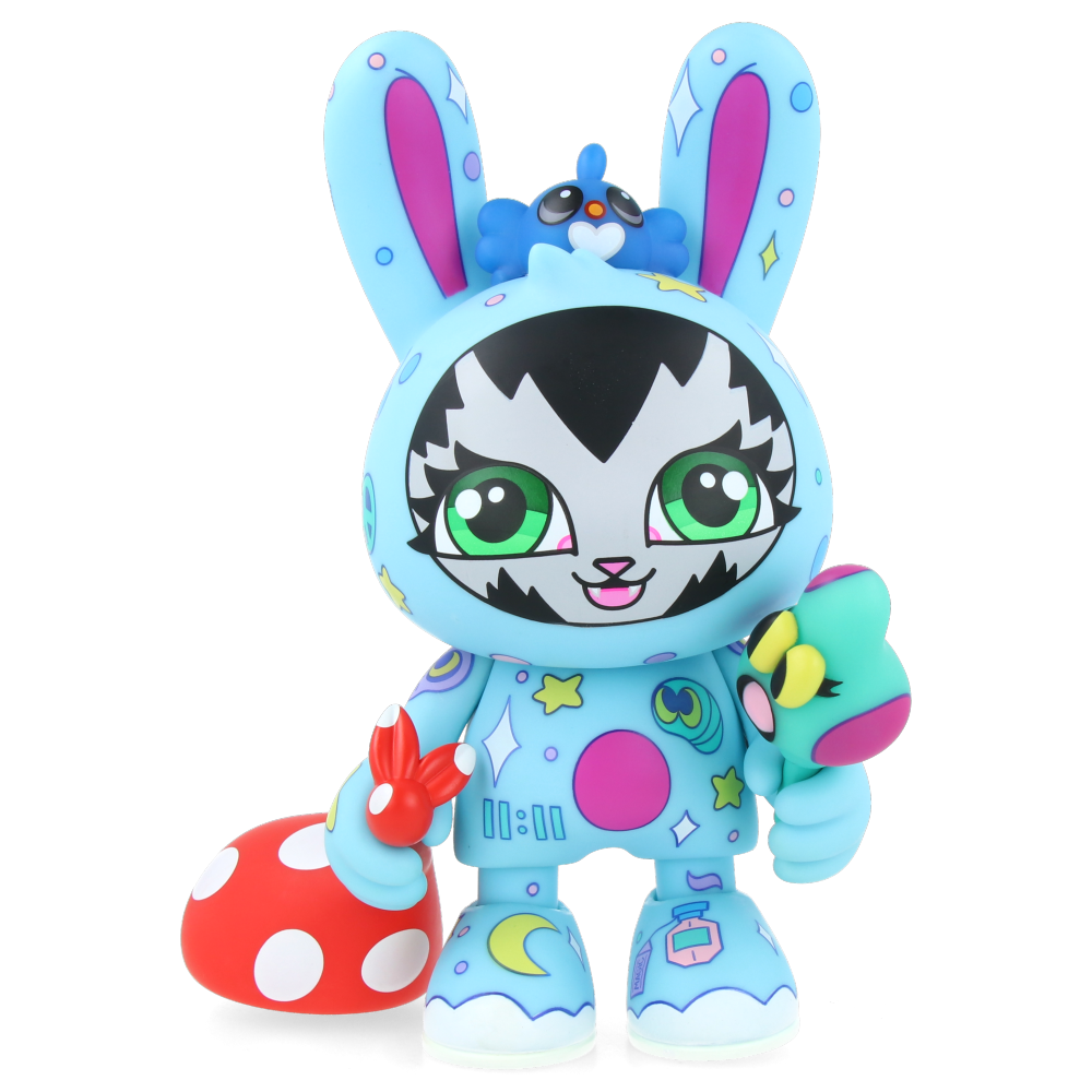 Persue Bunny Kitty Plush Toy - Cute Stuffed Animal for Kids & Collectors | Perfect for Gifts, Nursery Decor & Cuddling