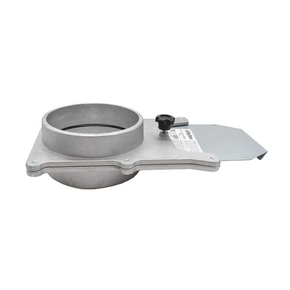 5-Inch Aluminum Blast Gate for Dust Collection System - Heavy Duty HVAC & Woodworking Dust Collector Valve - Perfect for Workshop, Garage, and Industrial Vacuum Applications