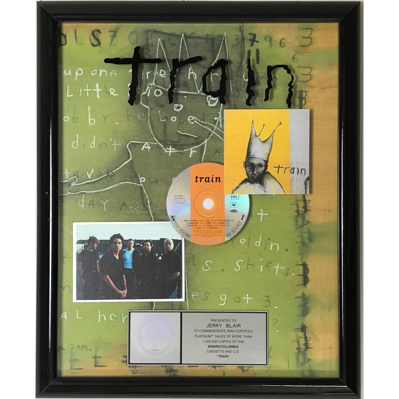 RIAA Platinum Album Award - Official Music Industry Certification for Record Sales (Perfect for Music Awards, Fan Gifts & Collector Displays)