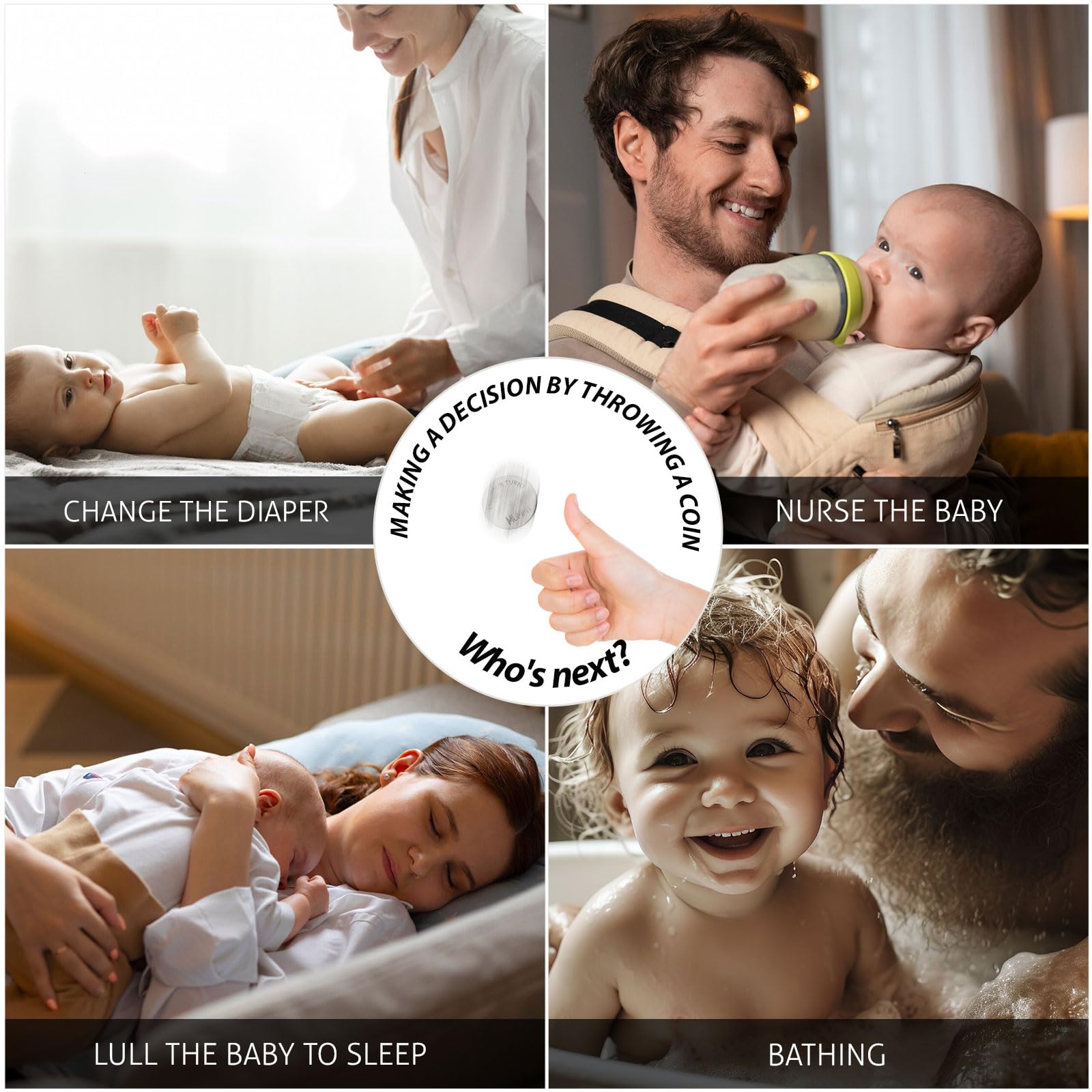 Funny New Parents Gift Set - Baby Shower Coin for Expecting Moms & First-Time Parents - Perfect Pregnancy Gift for Couples & Mom-to-Be - Great for Gender Reveals & Nursery Decor