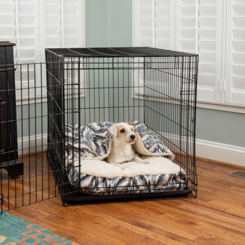Cozy Cave Dog Crate Bed - Soft Washable Pet Bed for Small Medium Dogs - Perfect for Crates, Kennels & Home Use