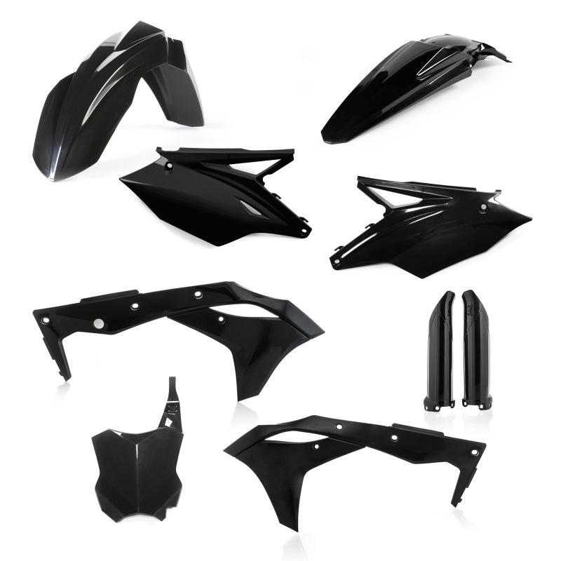 Acerbis 2018-2020 Kawasaki KX250F/KX250 Full Plastic Kit - Black | OEM Replacement Body Parts for Off-Road & Motocross Racing
