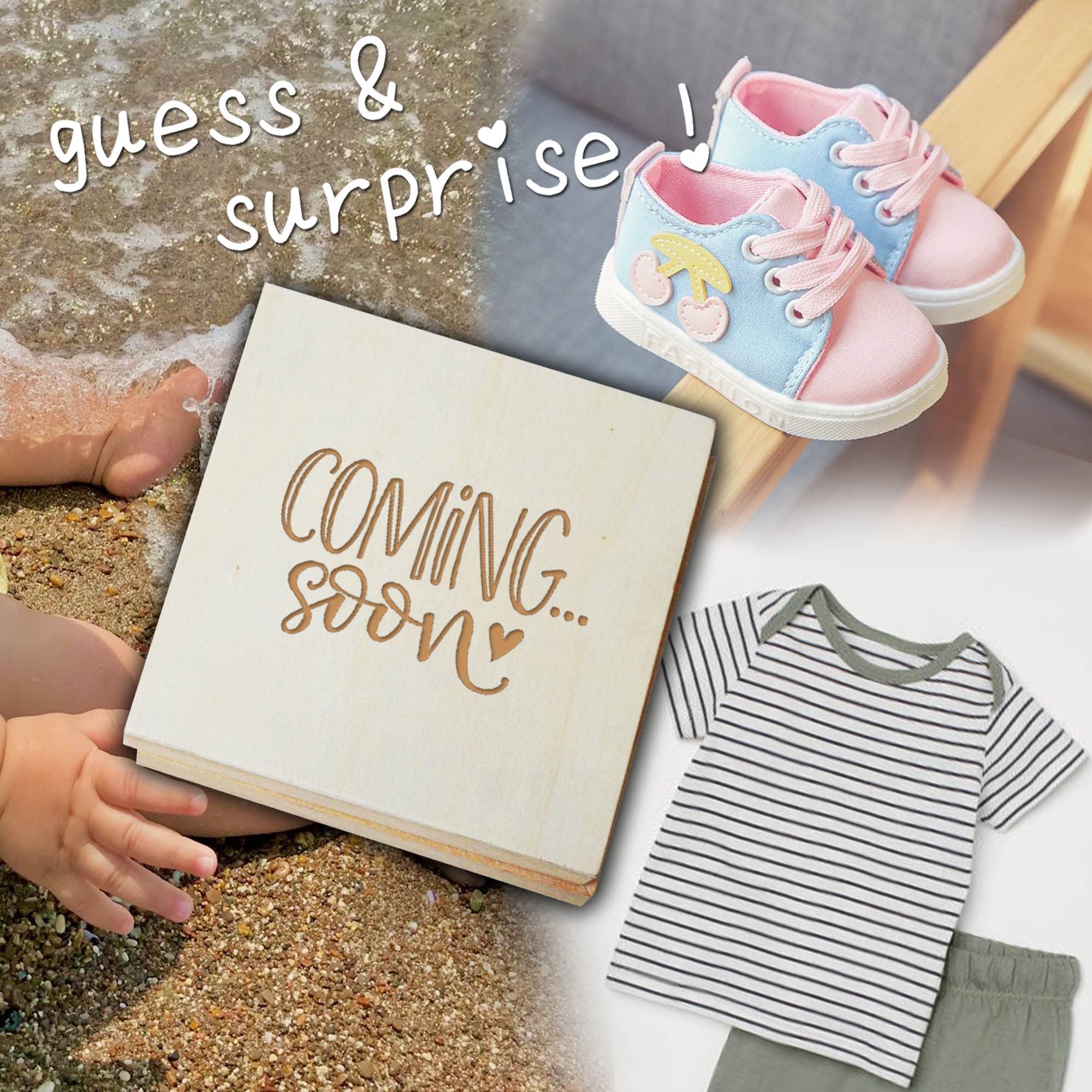 Yudarte First Time Grandparents Keepsake Gift Box - Pregnancy Announcement for Grandma & Grandpa with Sonogram Frame - Perfect Baby Shower, Gender Reveal & New Grandparent Gift Idea