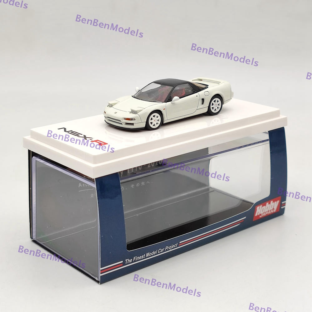 1/64 Scale Hobby Japan NSX (NA1) Type R Diecast Model Car with Engine Display - HJ642006RAW 1992 Honda NSX Collector's Item for Display & Racing Simulation