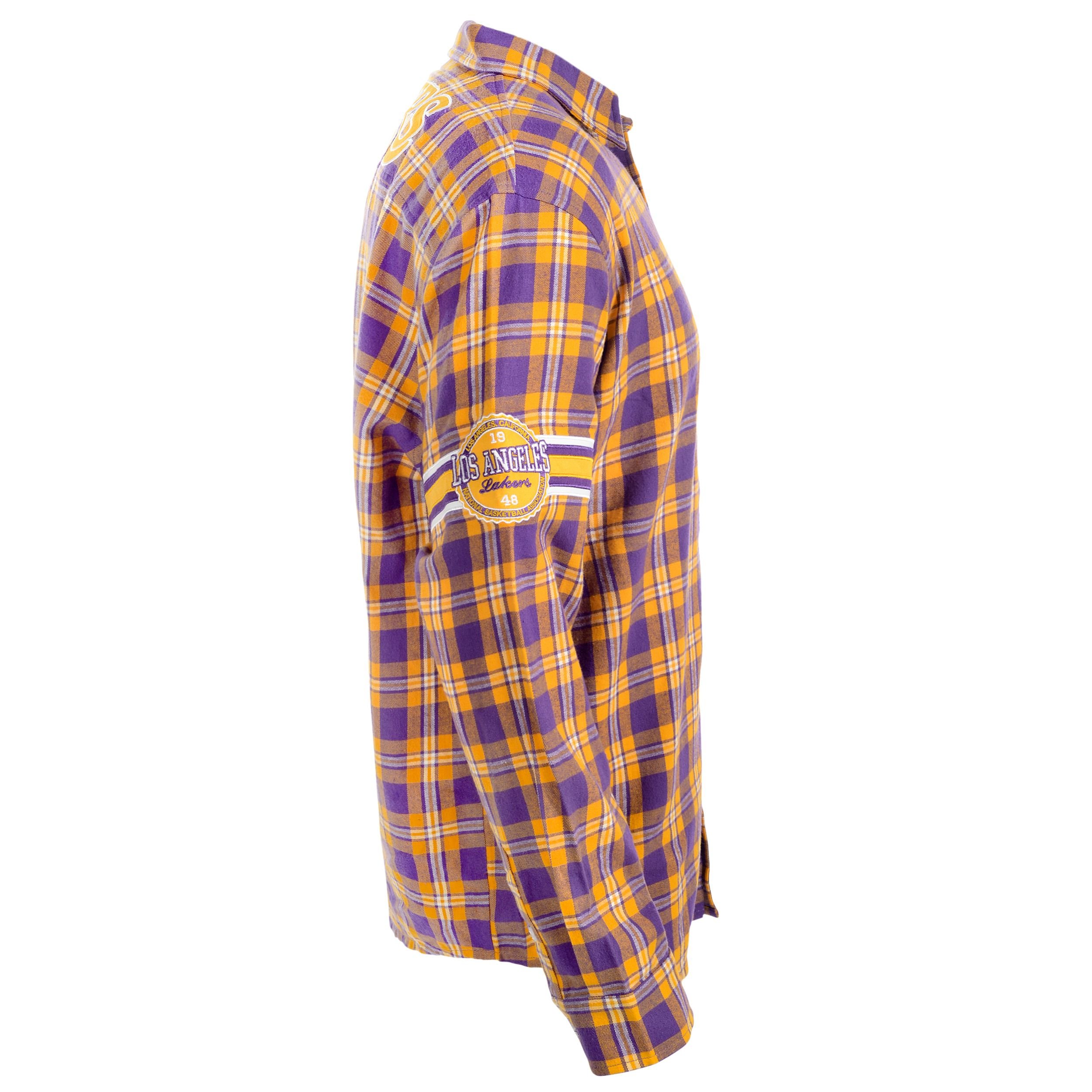 FOCO NBA Atlanta Hawks Men's Wordmark Flannel Shirt - Official Licensed NBA Apparel for Basketball Fans - Perfect for Game Day, Casual Wear & Sports Events