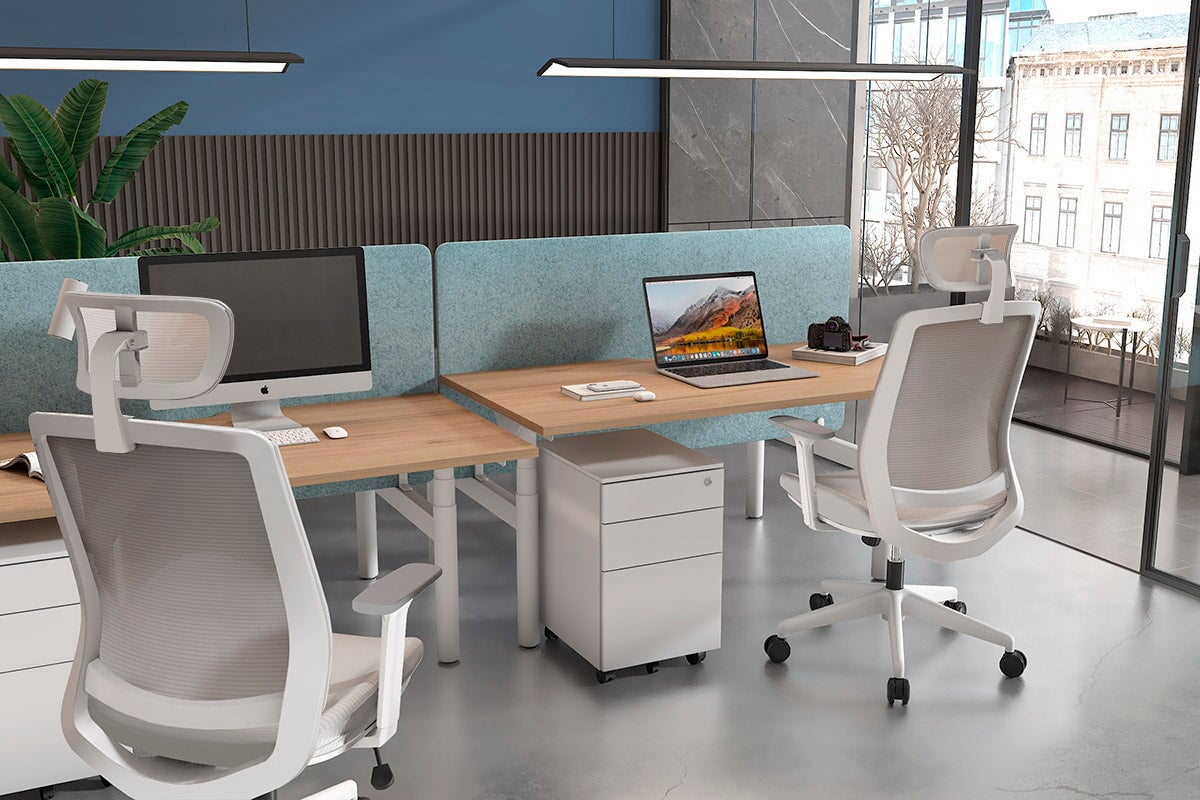 Finch Ergonomic Mesh Office Chair with Adjustable Headrest - Comfortable & Breathable for Home & Workspaces