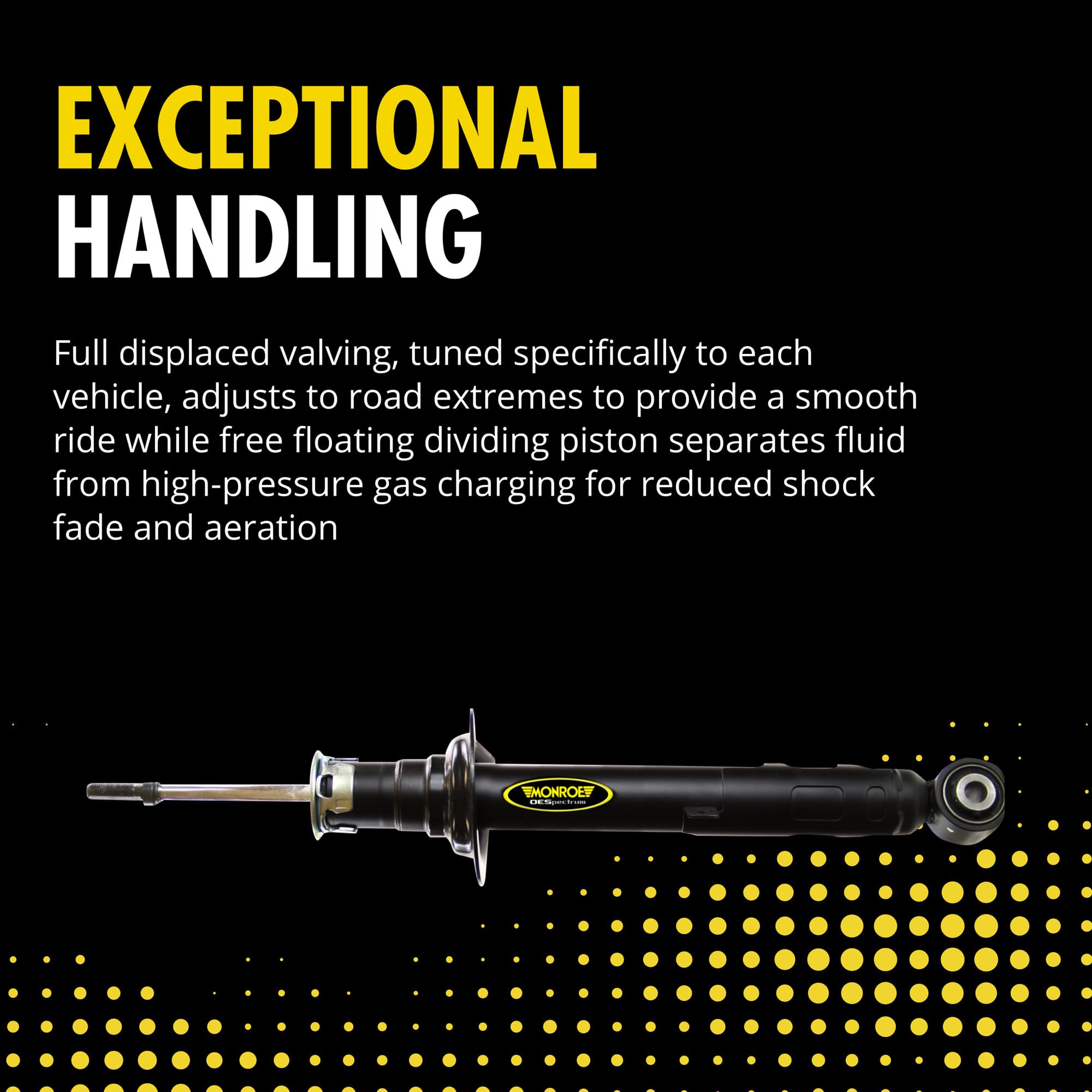 Monroe OESpectrum 39139 Shock Absorber & Strut Assembly - Premium Suspension Replacement for Smooth Ride & Handling - Perfect for Trucks, SUVs, and Sedans on Rough Roads