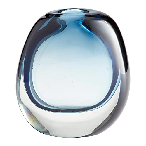 Cyan Design 10486 Blue-Cyan Ceramic Vases & Planters for Home Decor, Wedding Centerpieces, and Office Desk Decorations