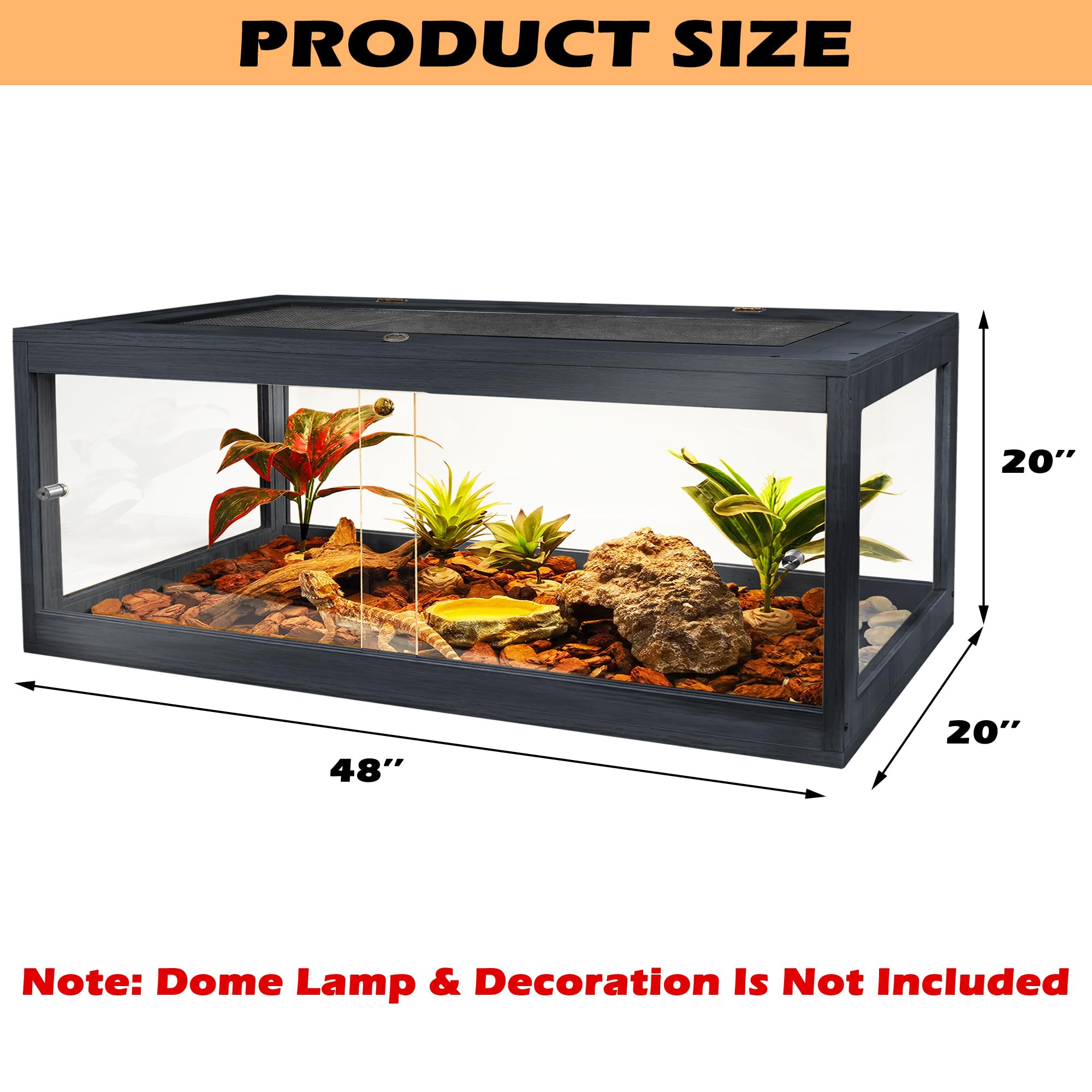 81 Gallon Bearded Dragon Tank - 48