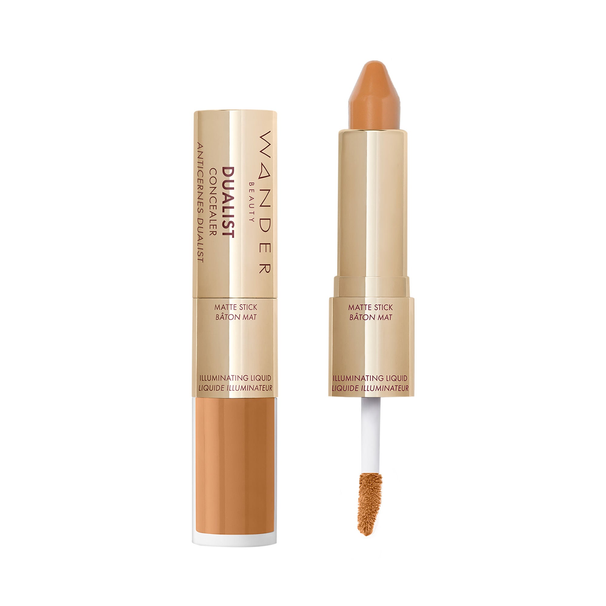 Dualist Matte and Illuminating Concealer - Full Coverage Makeup for Dark Circles & Blemishes | Perfect for Everyday Wear & Special Occasions