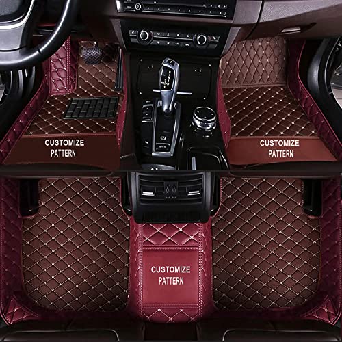 Wine Red with Brown