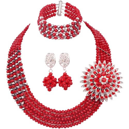 Opaque Red Silver